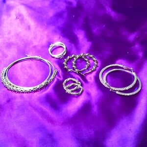Lot of Hoop Earrings